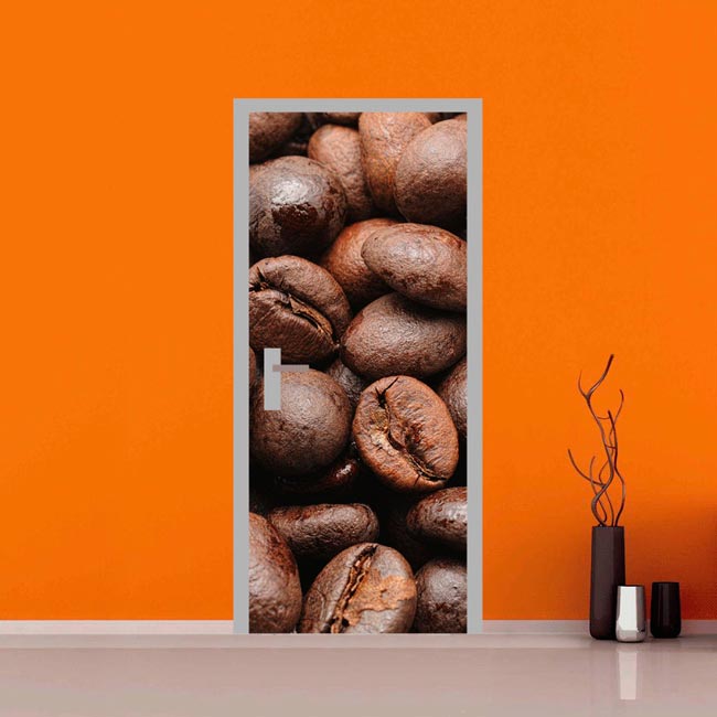 adesivi porte Caffè sticker arredo casa decorazione