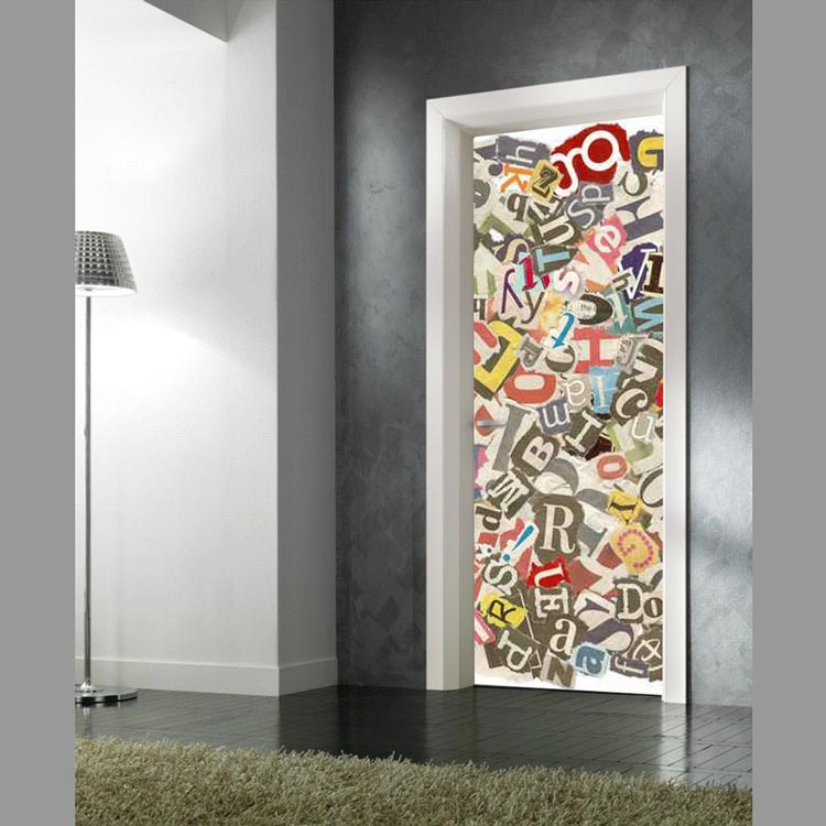 adesivo per porte : street art