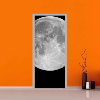 Adesivo per porte : luna piena