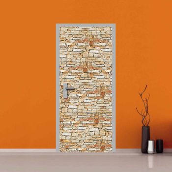 Rivestimento finta pietra per porte