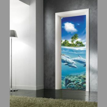 adesivo per porte : tropici