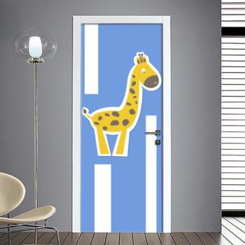 adesivi porte bambini giraffa sticker decorazione