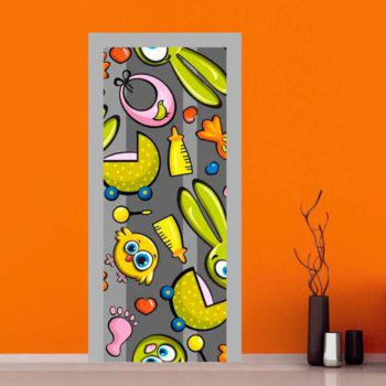 Sticker adesivo per personalizzare le porte delle camerette dei bambini