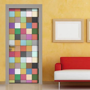 Sticker mattonelle colorate