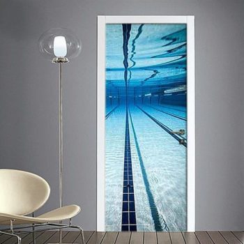 adesivo per porte : piscina