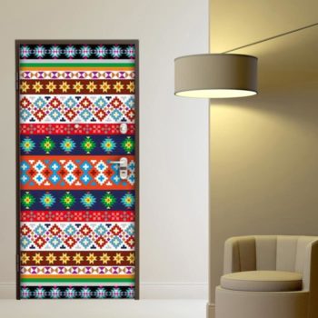 Adesivo per porte : astratto
