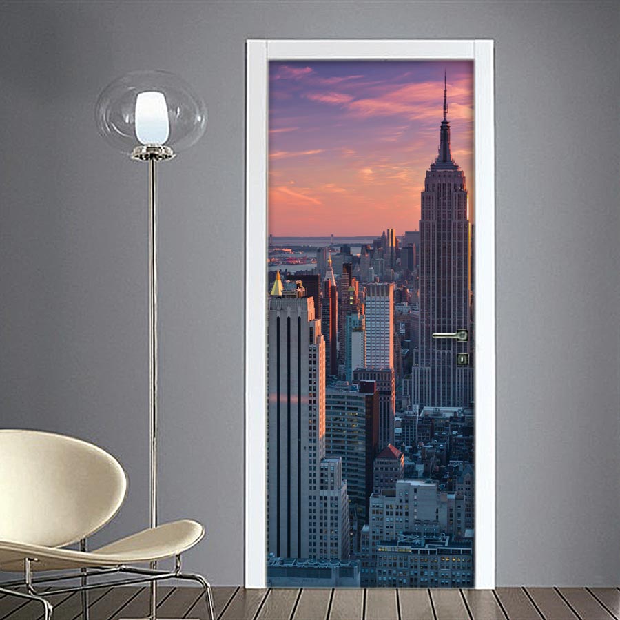 Adesivo porta Manhattan New York
