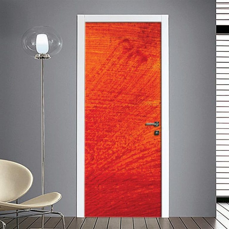 Fotomurale adesivo Porta: pennellate colore