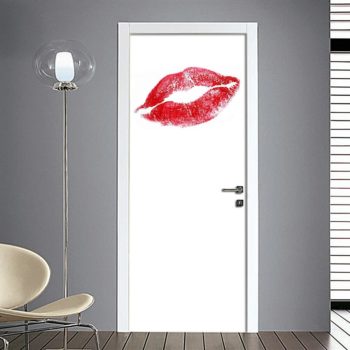 Adesivo per porta bacio kiss