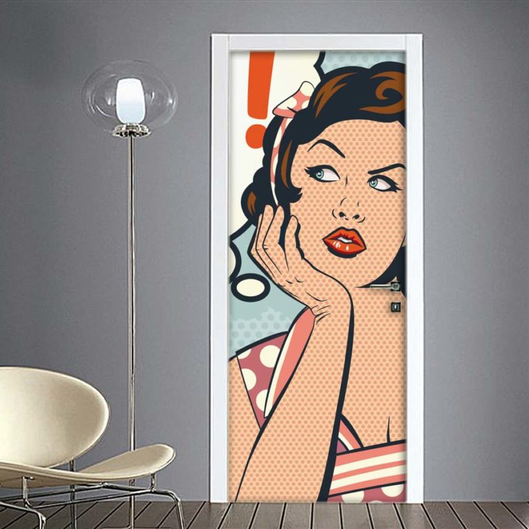 Adesivo per Porta Pop Art