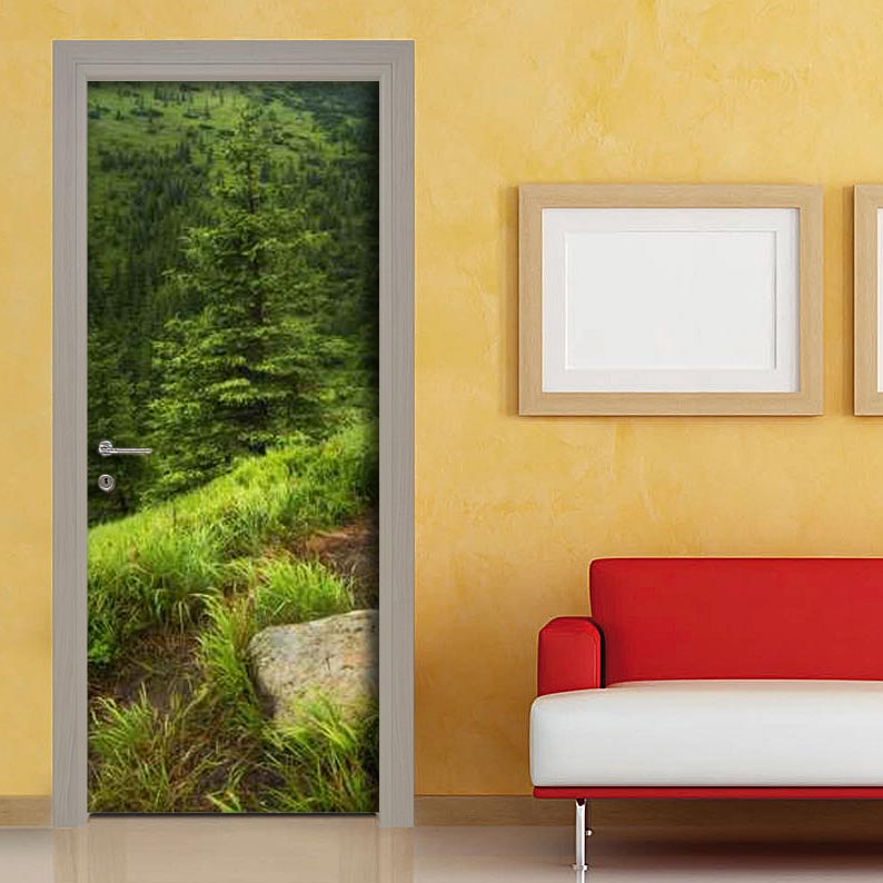 Adesivo porta con fotografia personalizzata
