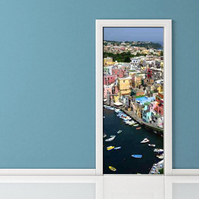 Adesivo per porta - Procida