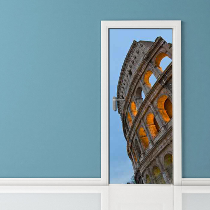 Adesivo per porta - Roma Colosseo