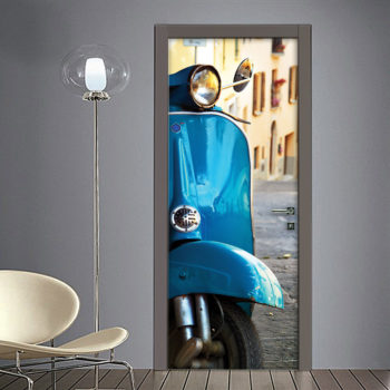 Adesivo per porta vespa piaggio vintage