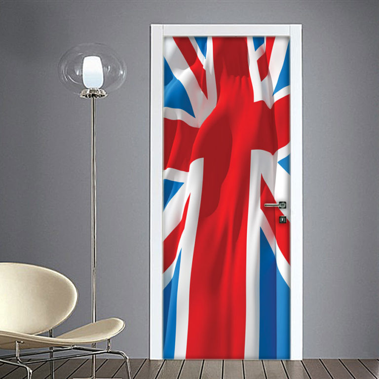 Adesivo per porta bandiera inglese union jack