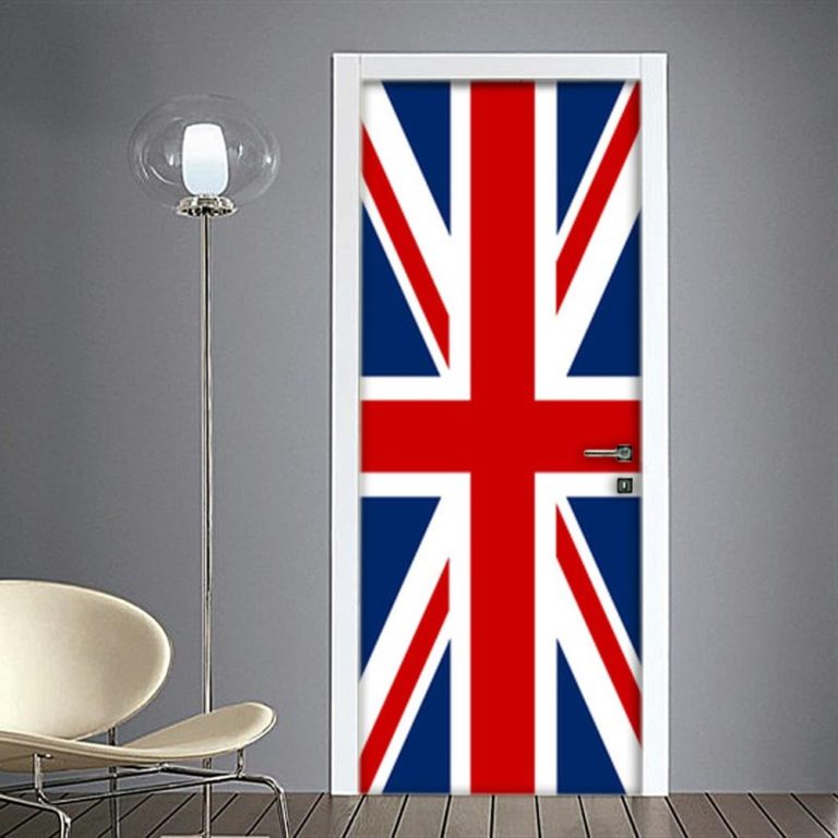Adesivo per porta bandiera inglese union jack