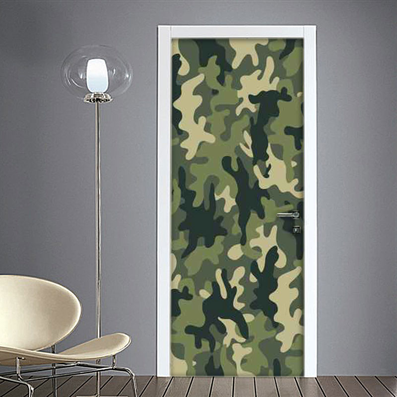 Adesivo porte camouflage tessuto mimetico