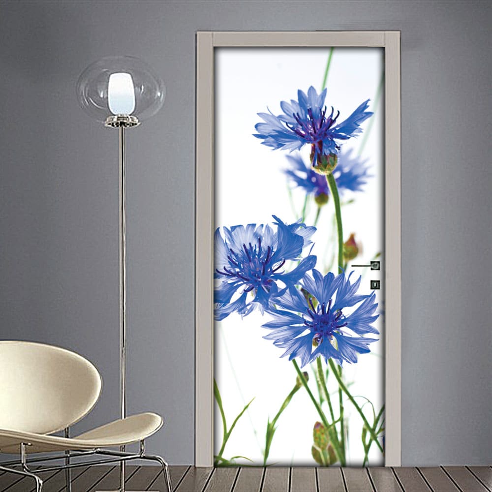Fiordaliso Adesivo per Porte