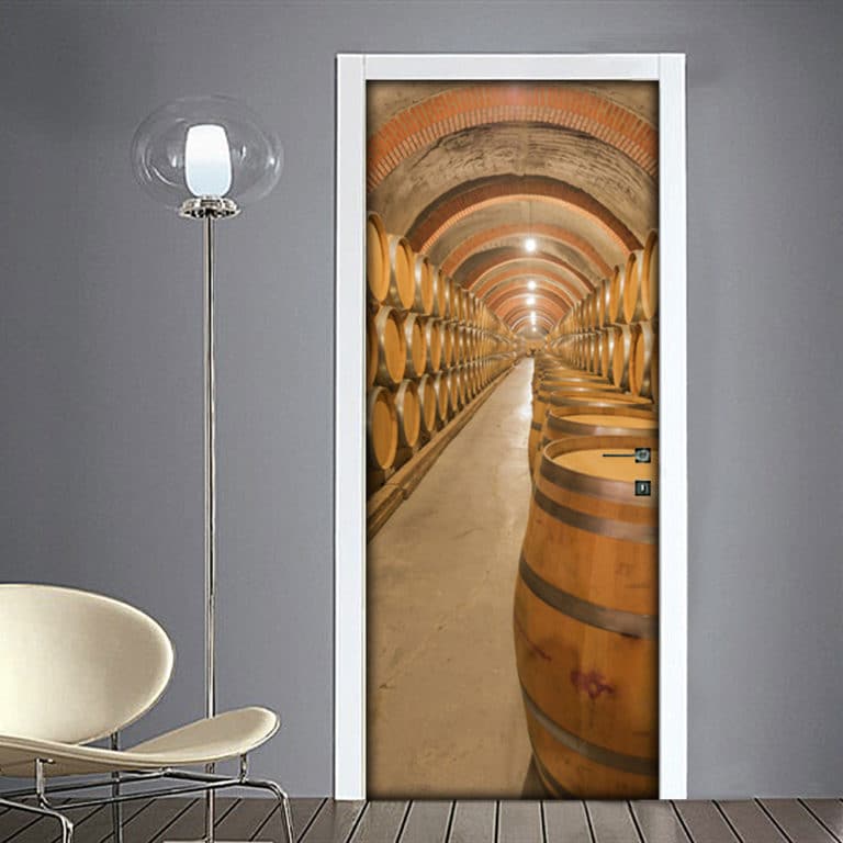 Adesivo per porta botti e cantina