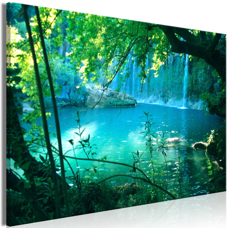 Quadro - Turquoise Seclusion (1 Part) Wide